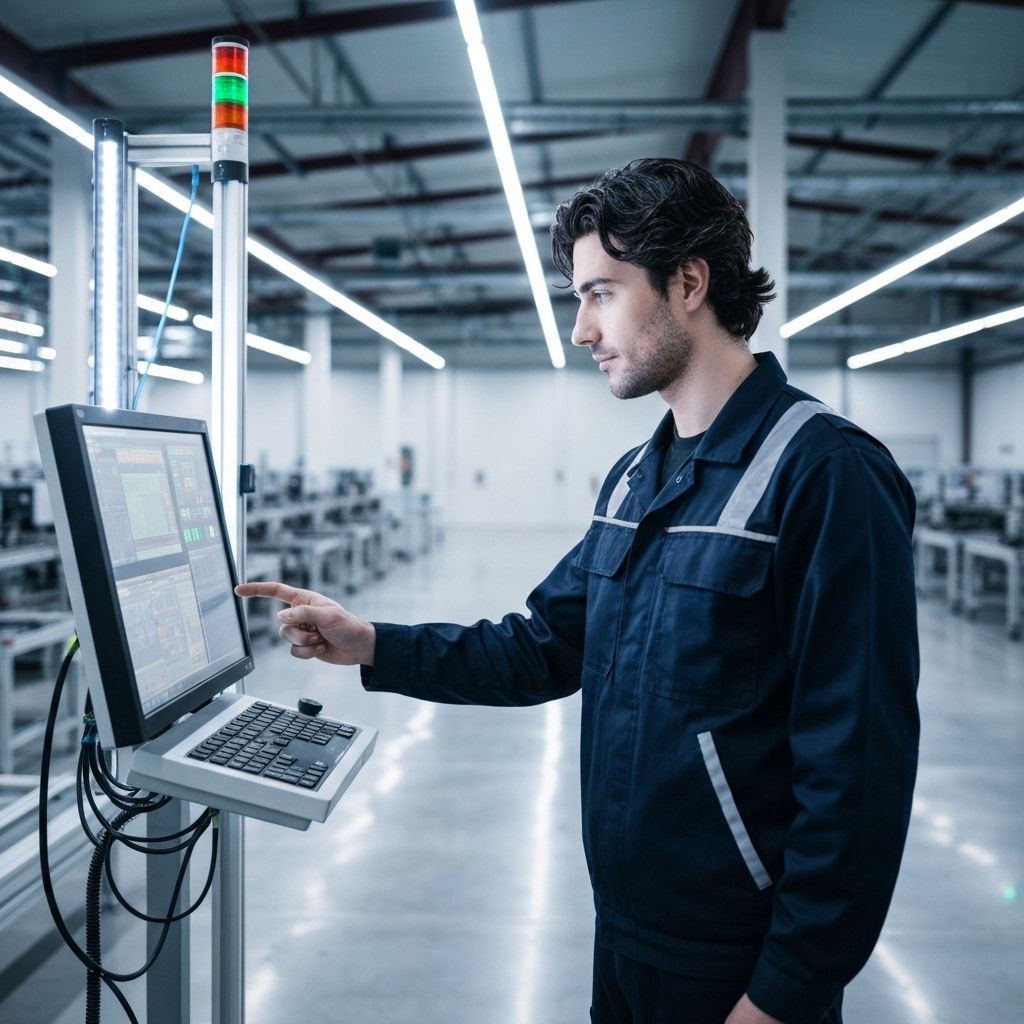 Operator working with AI Supervisor dashboard